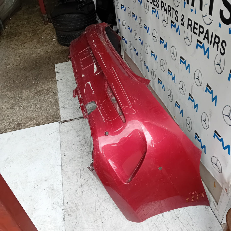 MERCEDES BENZ C-CLASS C205 CP REAR BUMPER 2014 RED FMX46