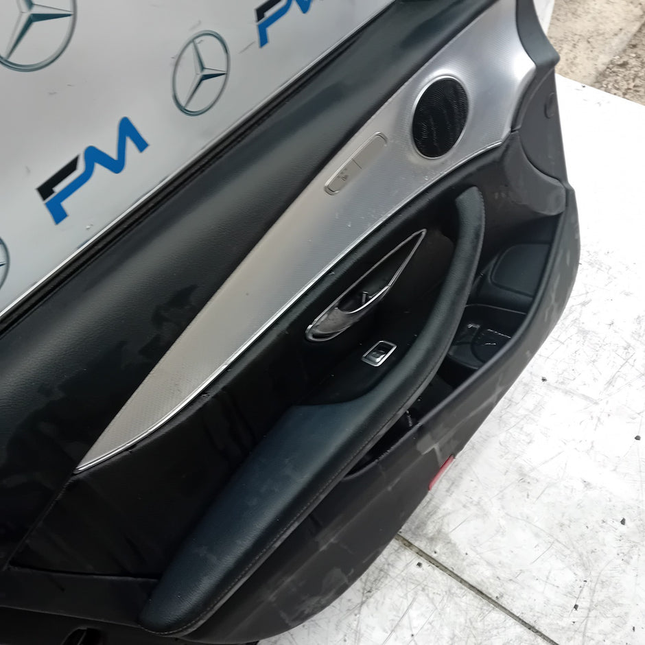 MERCEDES E-CLASS W213 PASSENGER SIDE FRONT DOOR N/S/F BLUE COMPLETE FMD137
