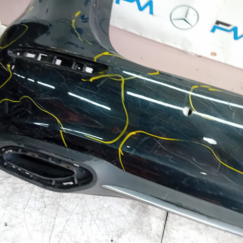 MERCEDES BENZ  A-CLASS W177 REAR BUMPER A1778805400 2018 BLACK FMX9