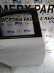 MERCEDES BENZ  C-CLASS W205 DRIVER SIDE REAR DOOR O/S/R COMPLETE WHITE FMD82