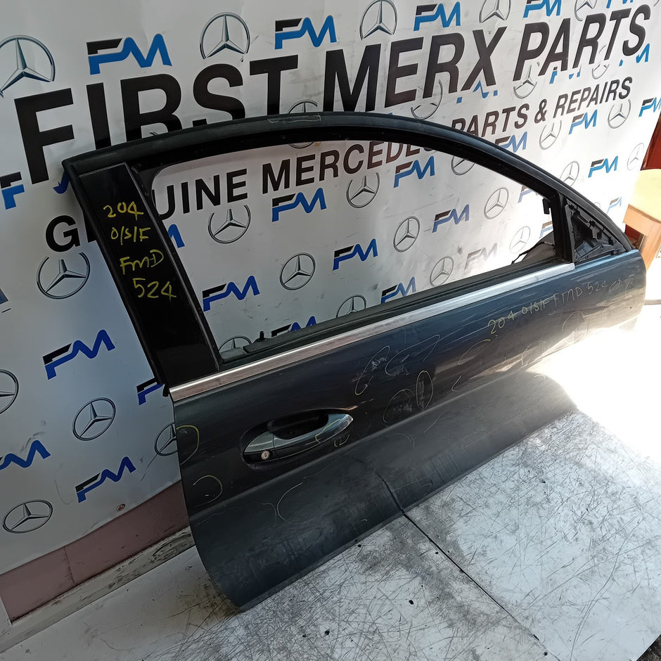 MERCEDES BENZ C-CLASS W212 DRIVER FRONT DOOR OSF 2012 GREY FMD524