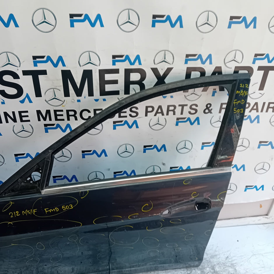 MERCEDES BENZ  E-CLASS W212 PASSENGER FRONT DOOR NSF 2015 GREY FMD503