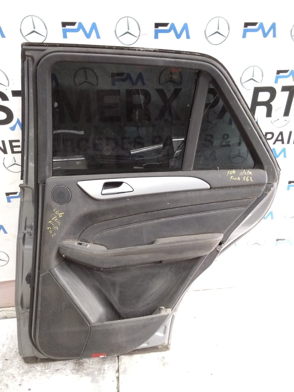 MERCEDES GLE W166  DRIVER REAR DOOR OSR GREY 2015- 2019 COMPLETE FMD562