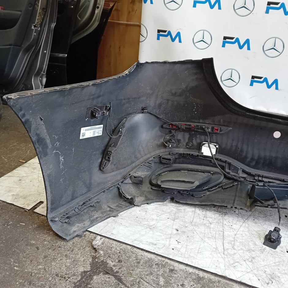 MERCEDES BENZ  A-CLASS W177 REAR BUMPER A1778801805 BLACK 2018 COMPLETE FMX1