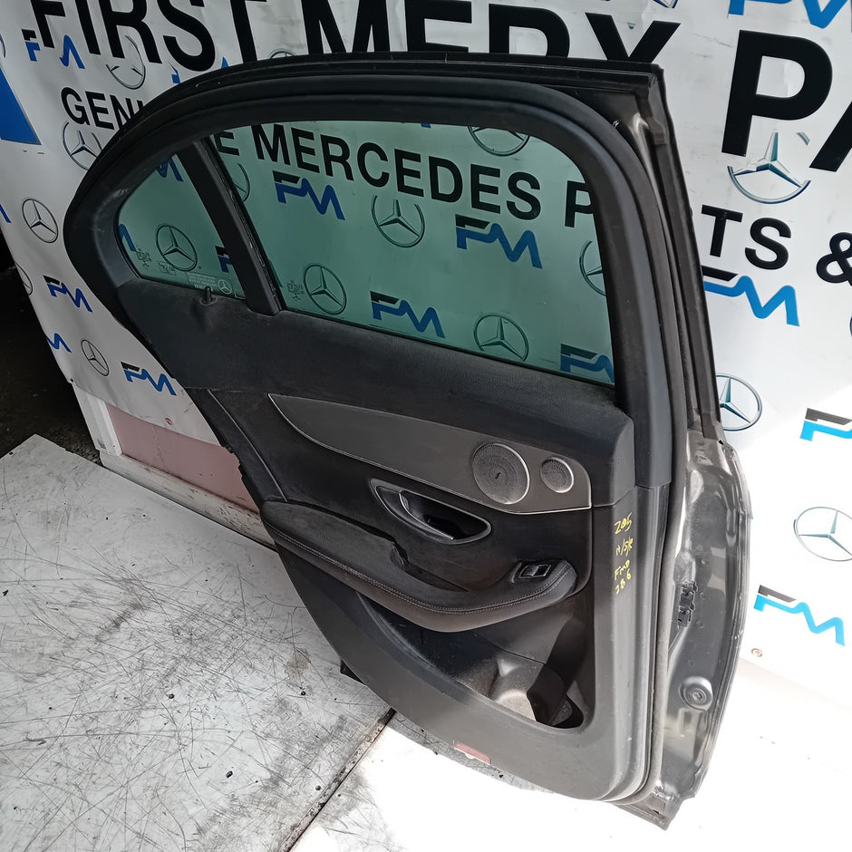 MEECEDES C-CLASS W205 SLN PASSENGER REAR DOOR NSR 2014 ON GREY FMD286