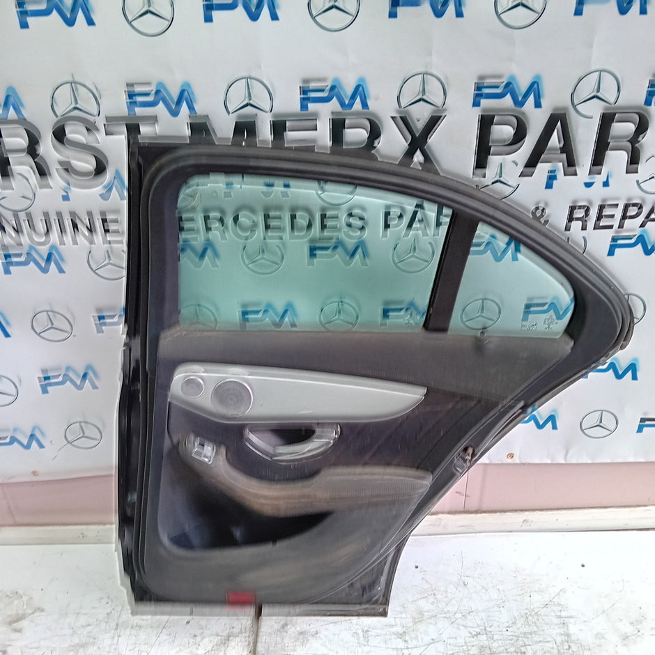 MERCEDES BENZ C-CLASS W205 DRIVER SIDE REAR DOOR O/S/R  GREY FMD131