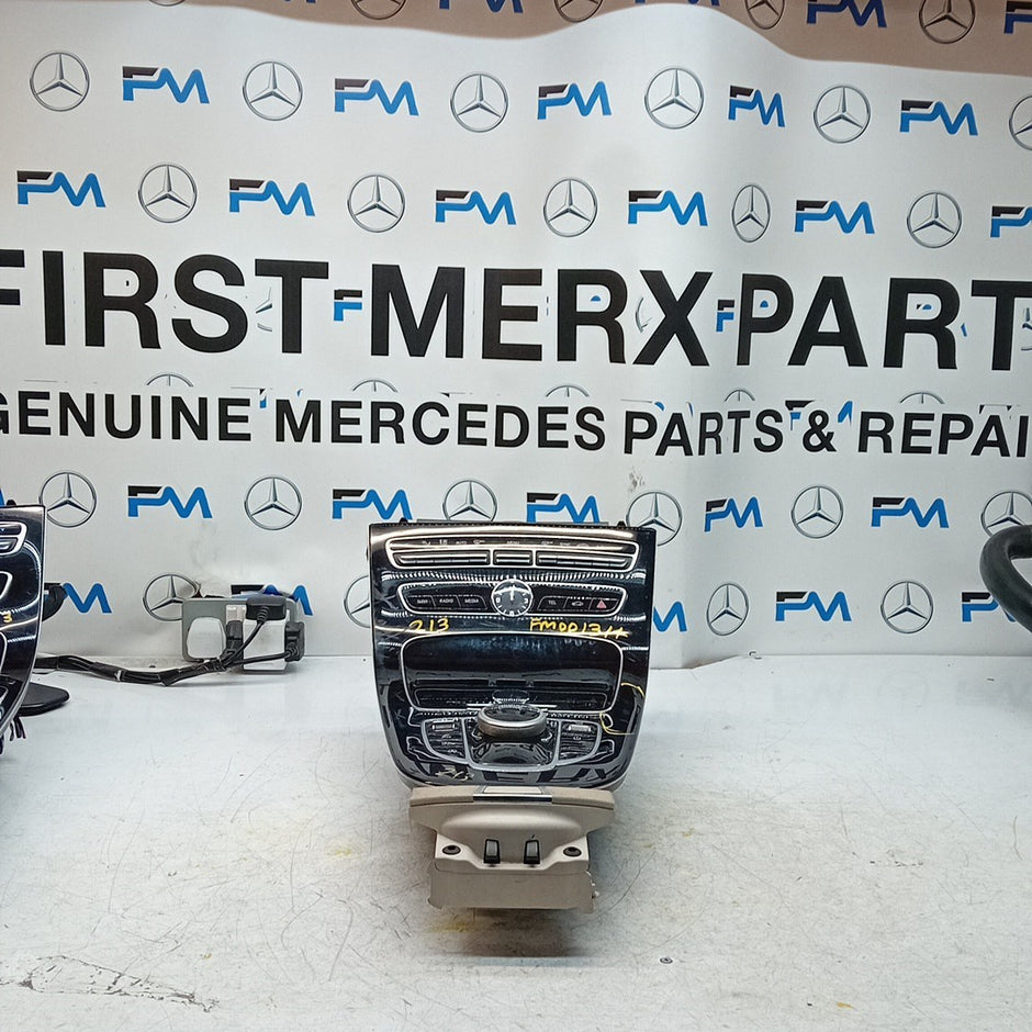  MERCEDES E-CLASS W213 CLIMATE & CENTRE CONSOLE A2138100815  COMPLETE FM001314