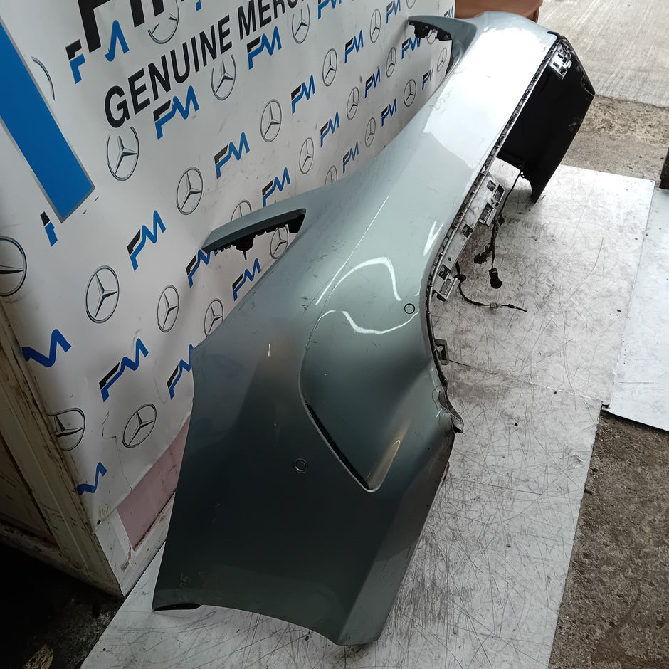 MERCEDES BENZ C-CLASS W205 REAR BUMPER 2015 SILVER A2058555738 FMX51