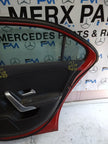 MERCEDES BENZ A-CLASS W177 DRIVER SIDE REAR DOOR O/S/R COMPLETE RED FMD83