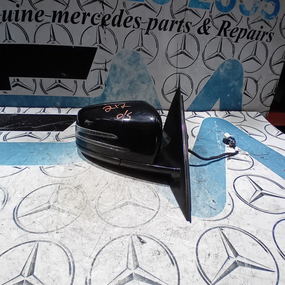 2009/2016 MERCEDES E CLASS W212  DOOR MIRROR  RIGHT POWER FOLD WING MIRROR-BLACK