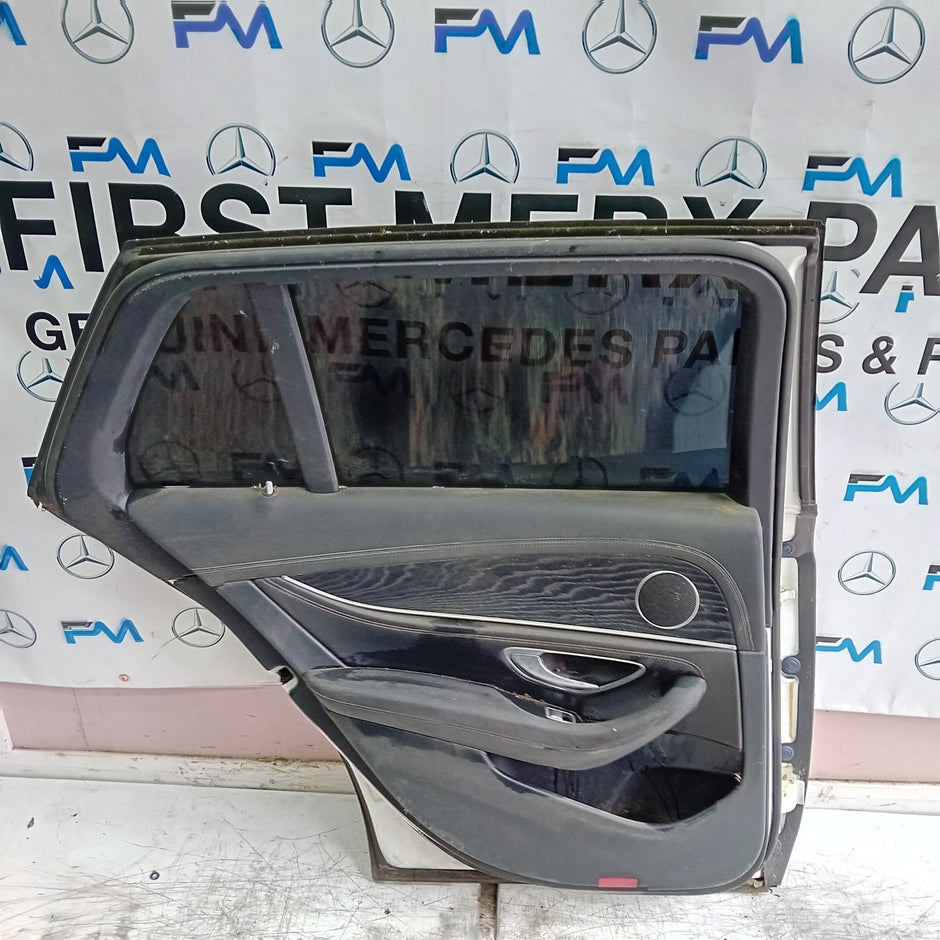 MEECEDS E-CLASS S213 EST PASSENGER REAR DOOR NSR WHITE 2016 ON COMPLETE FMD392