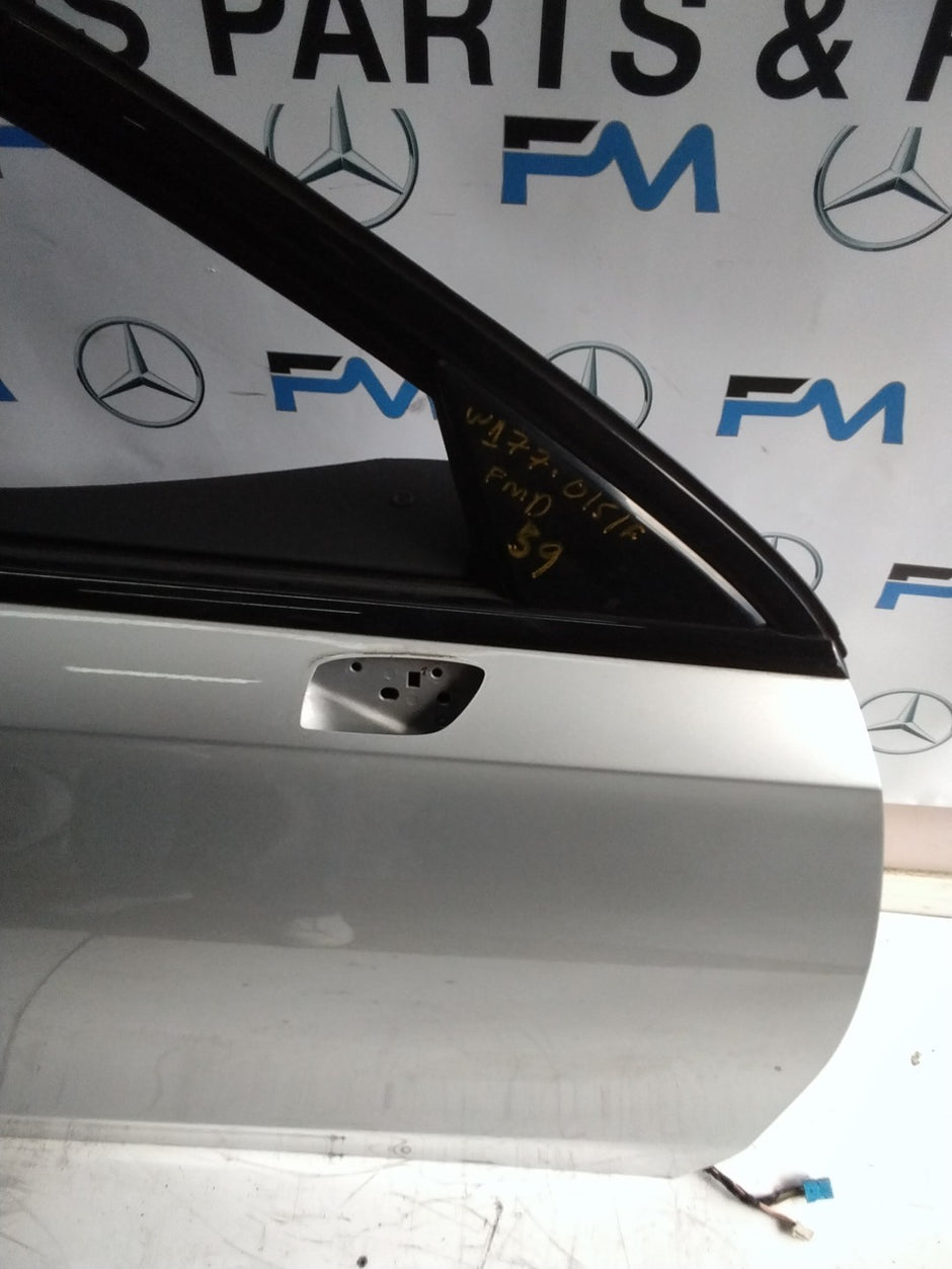 MERCEDES BENZ  C-CLASS W177 DRIVER SIDE FRONT DOOR O/S/F COMPLETE GREY FMD59