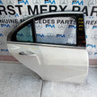 MERCEDES C-CLASS W205 SALOON DRIVER REAR DOOR OSR WHITE 2014 ON COMPLETE FMD211
