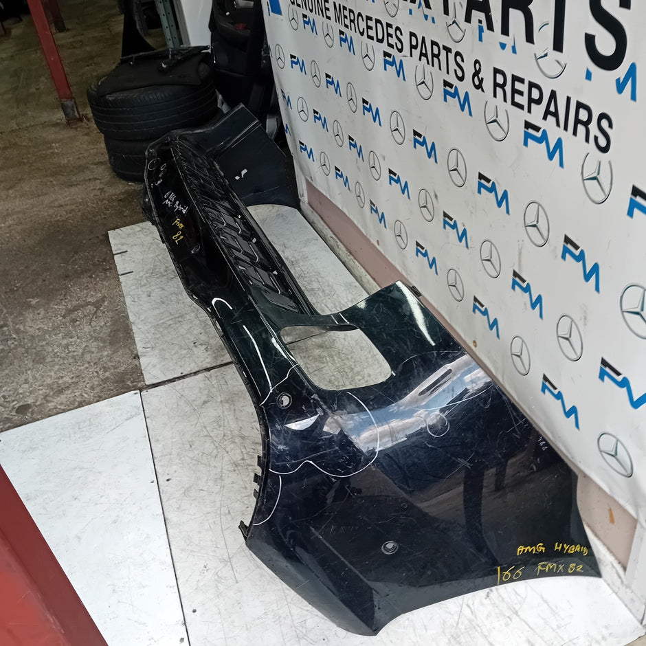 MERCEDES BENZ  GLE W166 SALOON REAR BUMPER SKIN BLACK 2016 A1668850938 FMX82