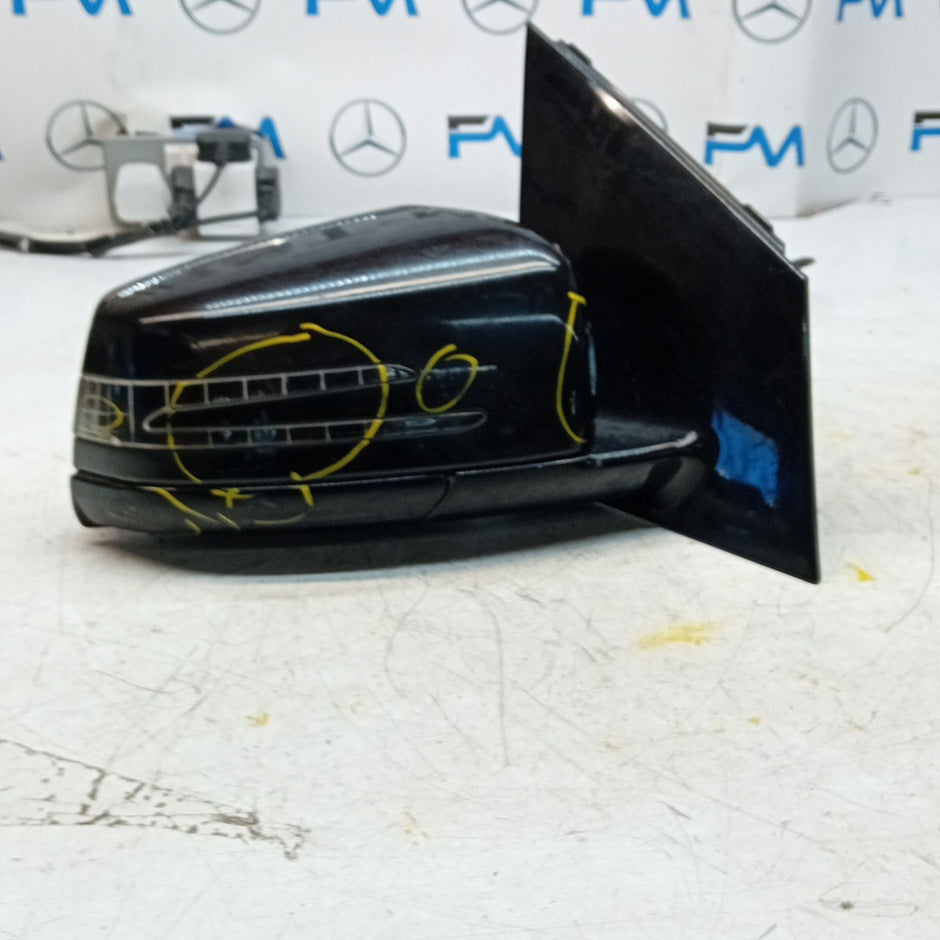 MERCEDES B-CLASS W246 DRIVER WING MIRROR OSF BLACK A2468100301 FMM70