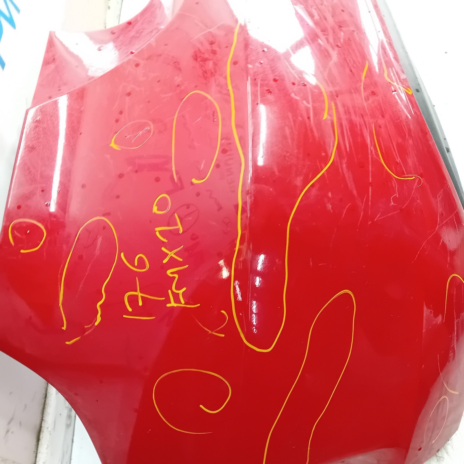MERCEDES BENZ  A-CLASS W176 REAR BUMPER A1768605100 2012-2018 RED COMPLETE FMX10