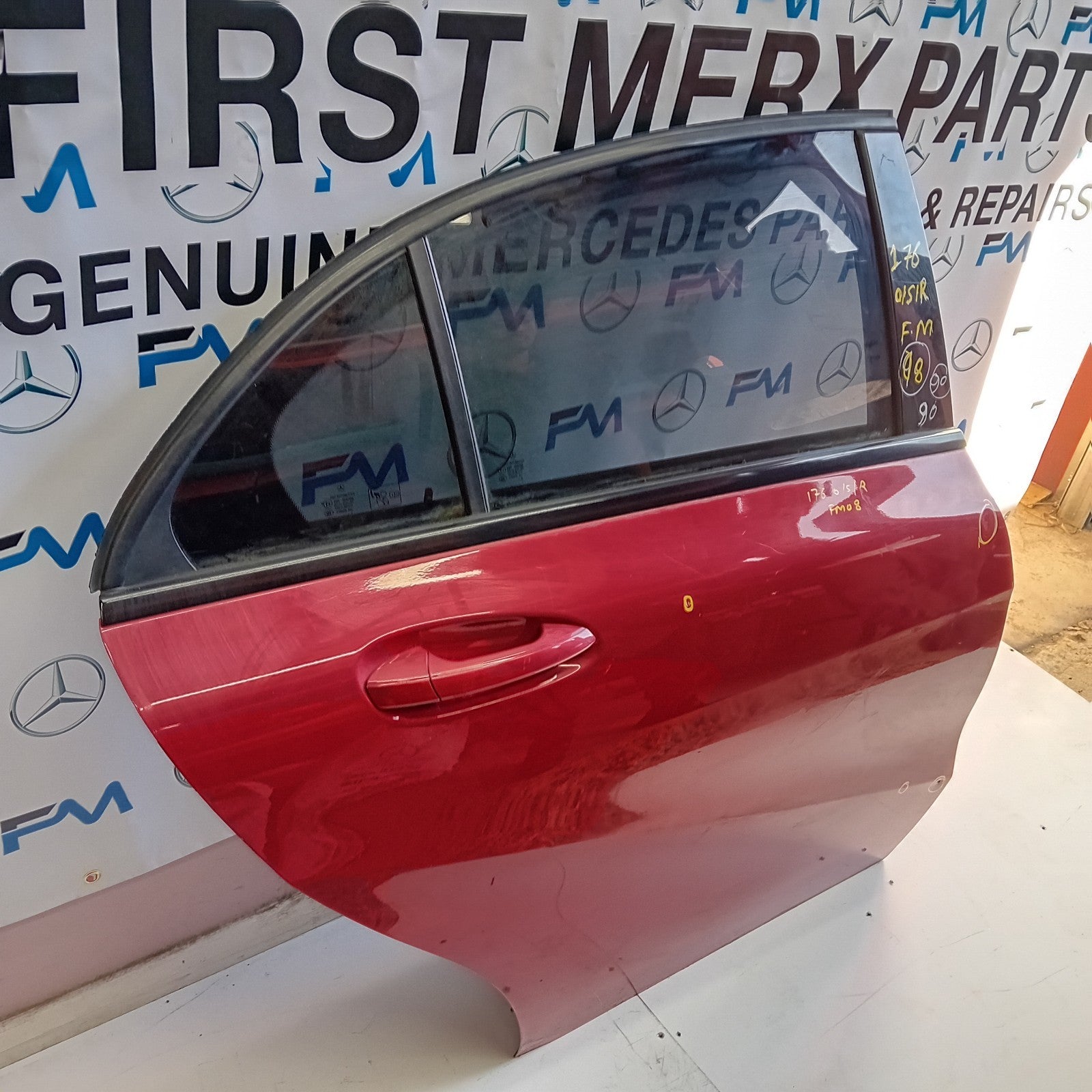 MERCEDES BENZ A-CLASS  DRIVER SIDE REAR DOOR ( OFF SIDE REAR ) FM08