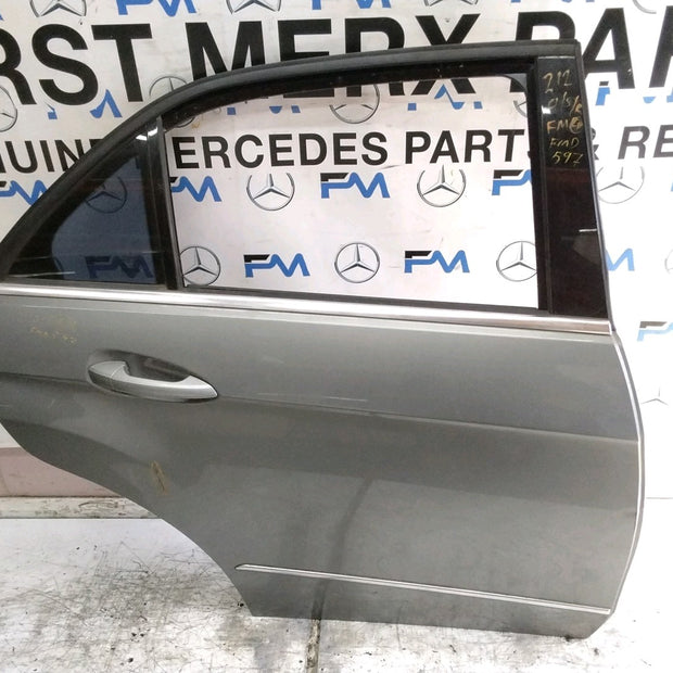 MERCEDES BENZ  E-CLS W212  DRIVER REAR DOOR OSR GREY 2009-16  FMD597