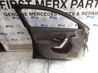 MERCEDES A-CLASS W177  PASSENGER FRONT DOOR NSF BLACK 2018-2023 COMPLETE FMD311