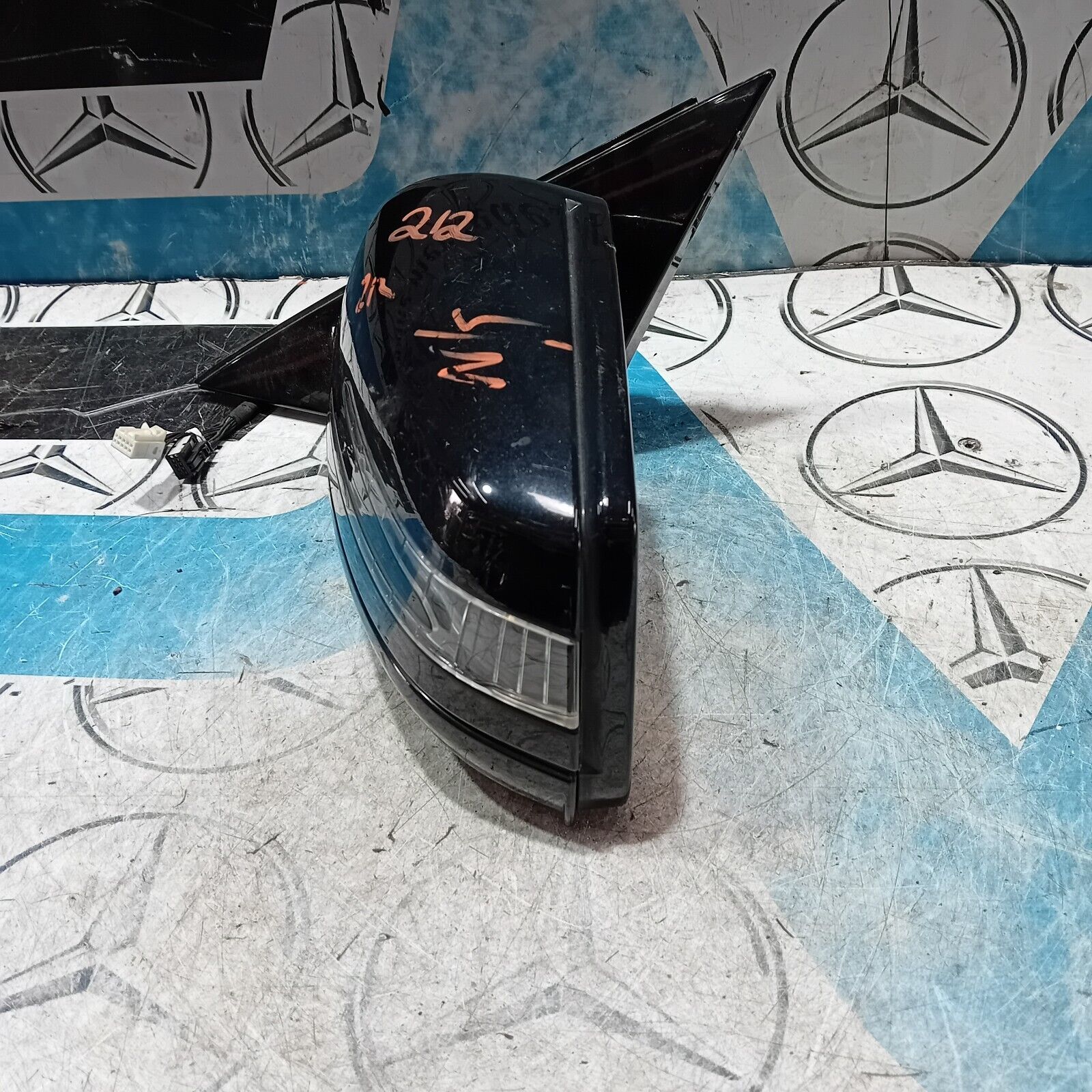 2009/2016 MERCEDES E CLASS W212 DOOR MIRROR RIGHT POWER FOLD WING MIRROR-BLACK