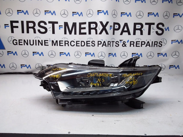 MITSUBISHI OUTLANDER MK3 2016 HEADLIGHT PASSENGER SIDE LEFT L0094I OBL8 FMH71