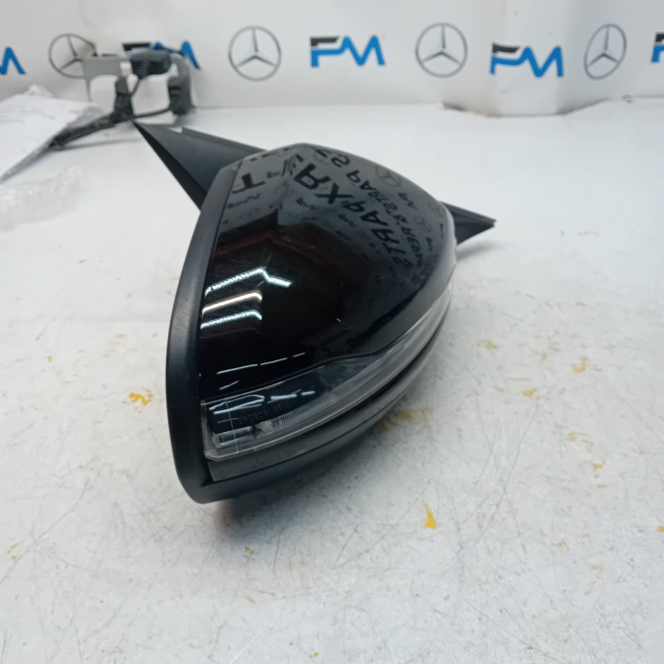 MERCEDES C-CLASS 2014 On W205 DRIVER SIDE WING MIRROR A2058104402 BLACK FMM6