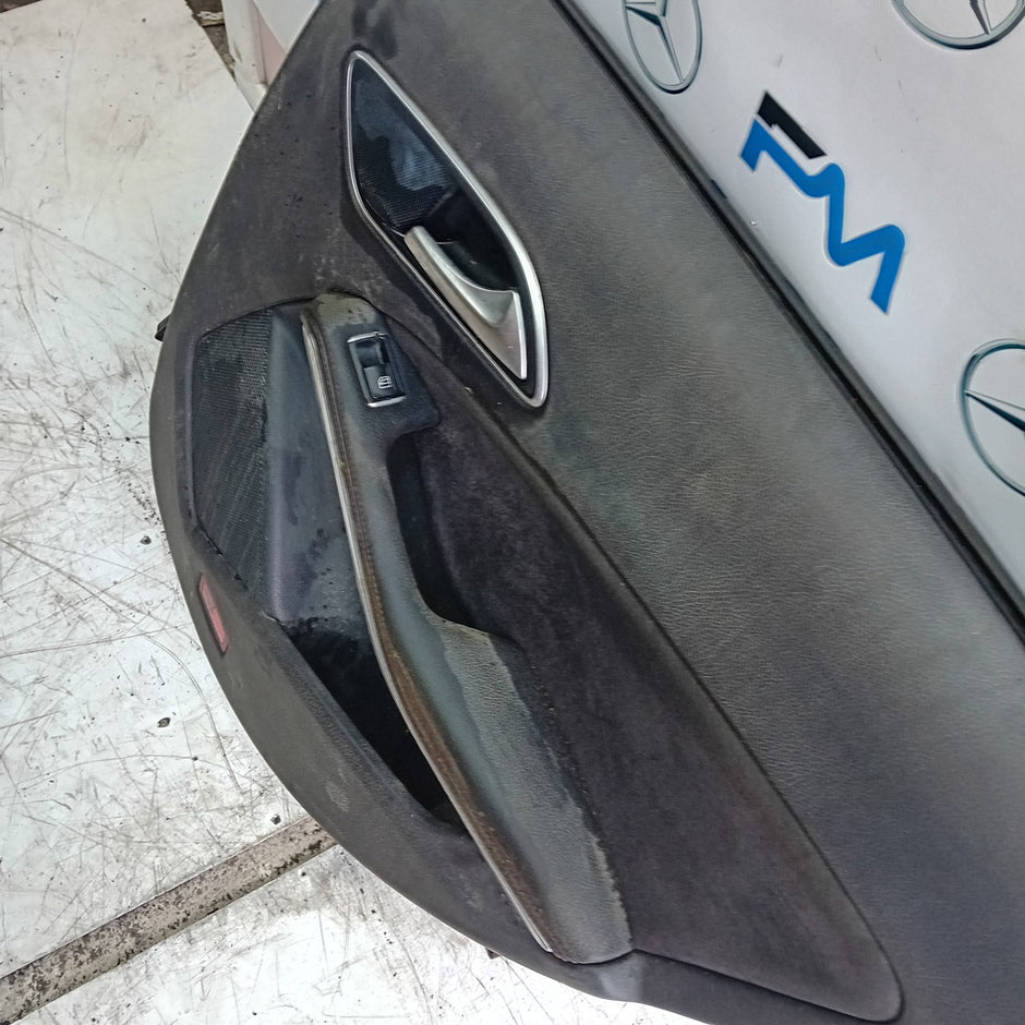 MERCEDES BENZ CLA W117 DRIVER SIDE REAR DOOR O/S/R BLACK COMPLETE FMD138