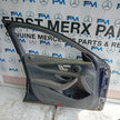 MERCEDES E-CLASS W213 SLN PASSENGER FRONT DOOR NSF BLUE 2016 ON COMPLETE FMD377