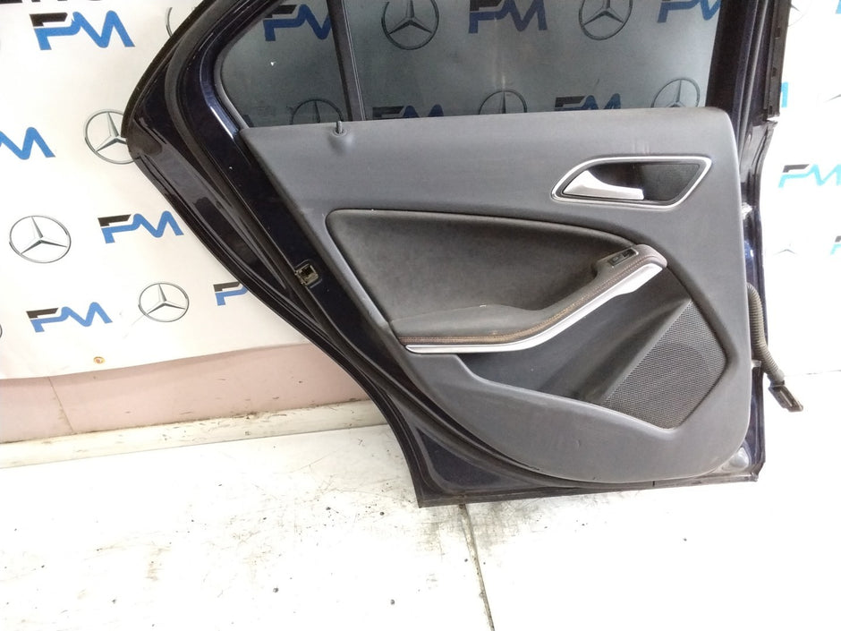 MERCEDES A-CLASS W176 PASSENGER REAR DOOR NSR BLUE 2012-18 COMPLETE FMD325