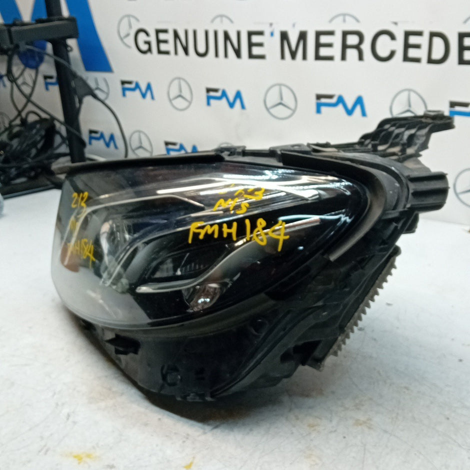 MERCEDES E-CLASS PASSENGER MULTIBEAM COMPLETE HEADLIGHT A2139061704 2016 FMH184
