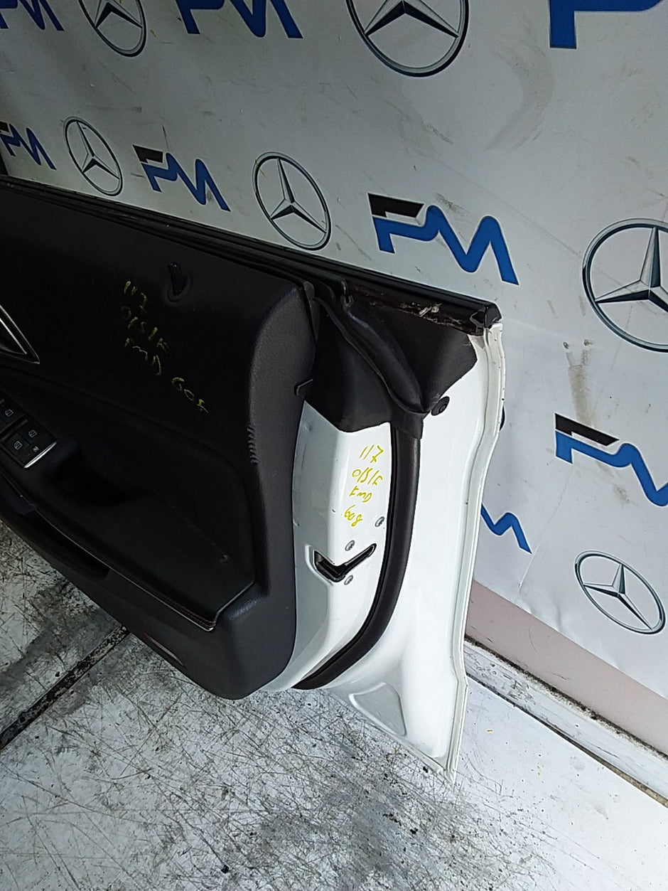 MERCEDES BENZ  CLA C117  DRIVER FRONT DOOR OSF WHITE 2013-19  FMD608