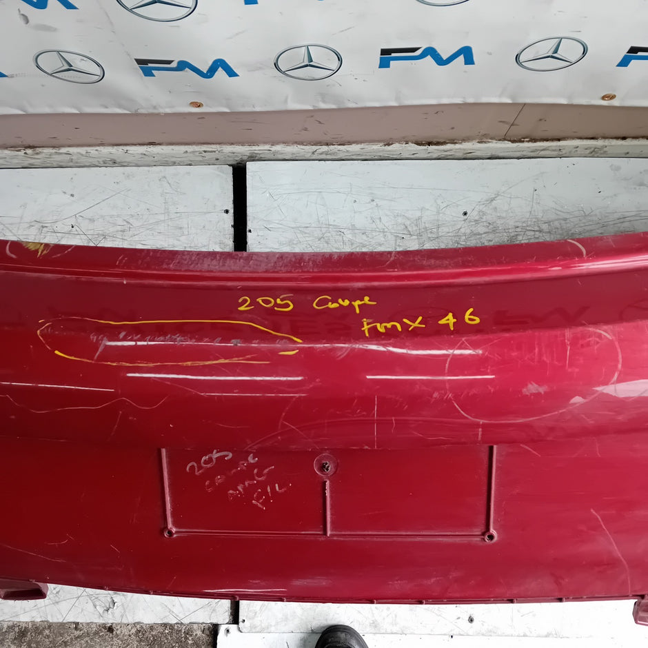 MERCEDES BENZ C-CLASS C205 CP REAR BUMPER 2014 RED FMX46