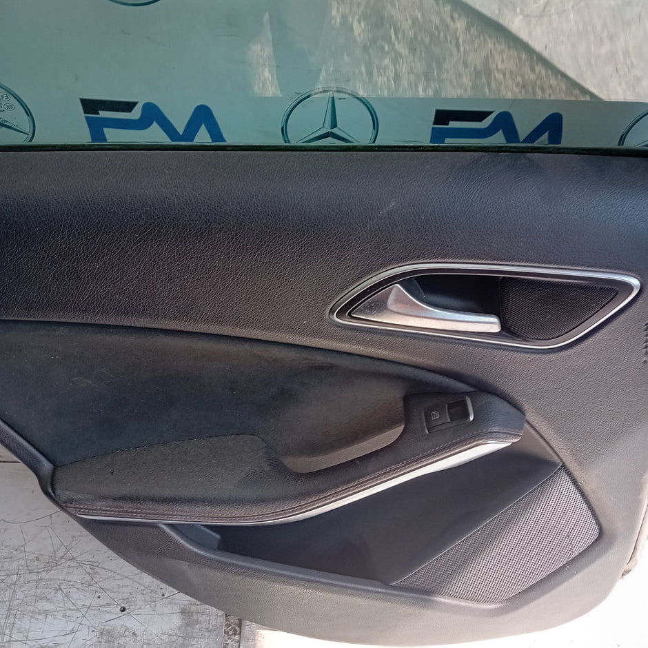MERCEDES A-CLASS W176 PASSENGER REAR DOOR NSR SILVER 2012-18 COMPLETE FMD353