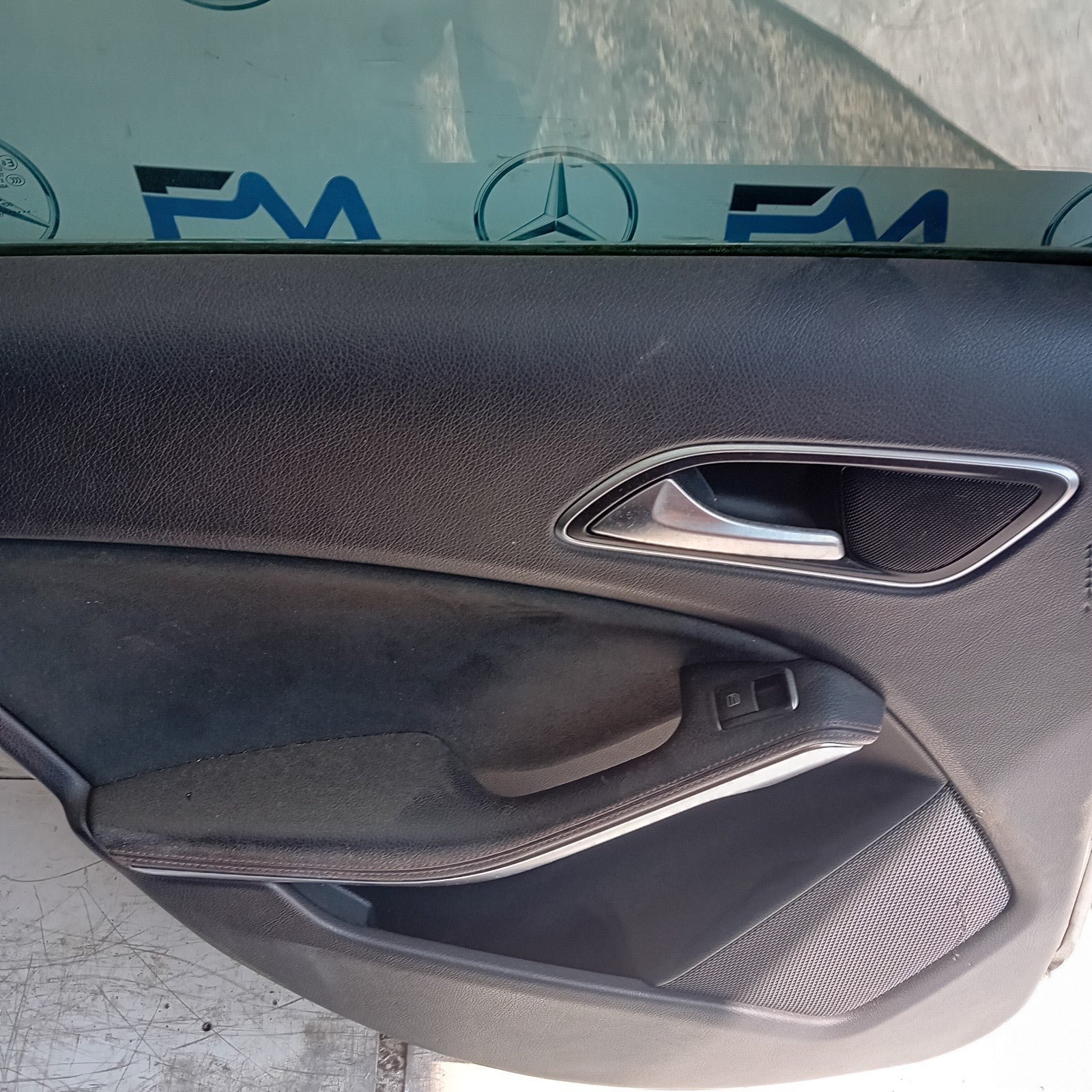 MERCEDES A-CLASS W176 PASSENGER REAR DOOR NSR SILVER 2012-18 COMPLETE FMD353