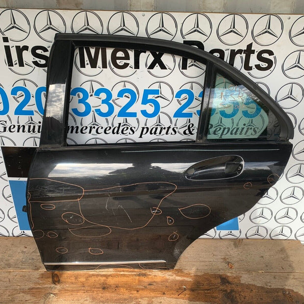 2008-2014 MERCEDES C-CLASS W204 NEARSIDE LEFT PASSENGER REAR DOOR SALOON