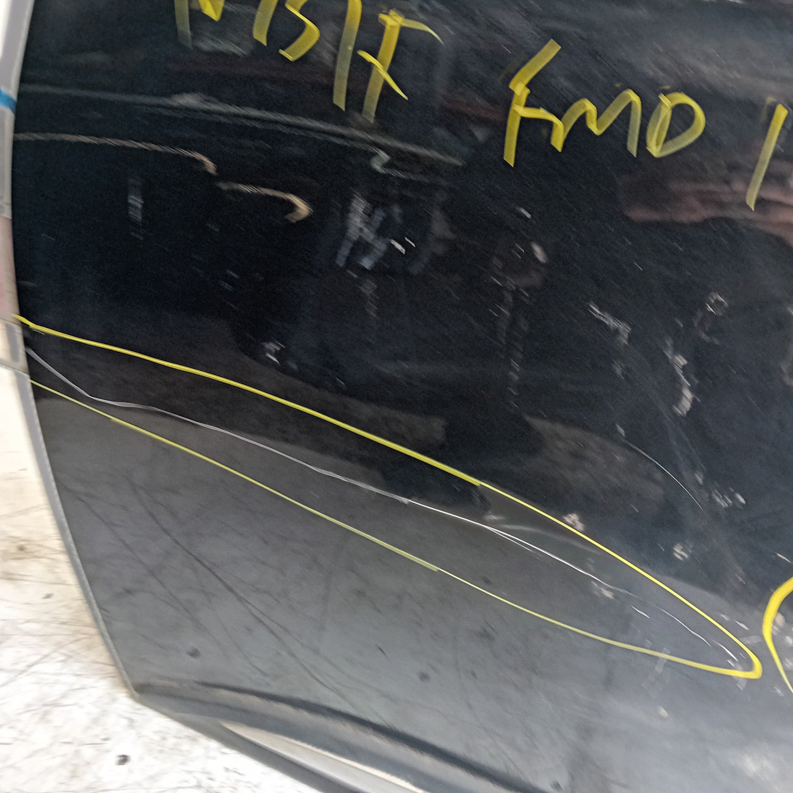 MITSUBISHI OUTLANDER MK3 PASSENGER SIDE FRONT DOOR BLACK 2013 FMD174