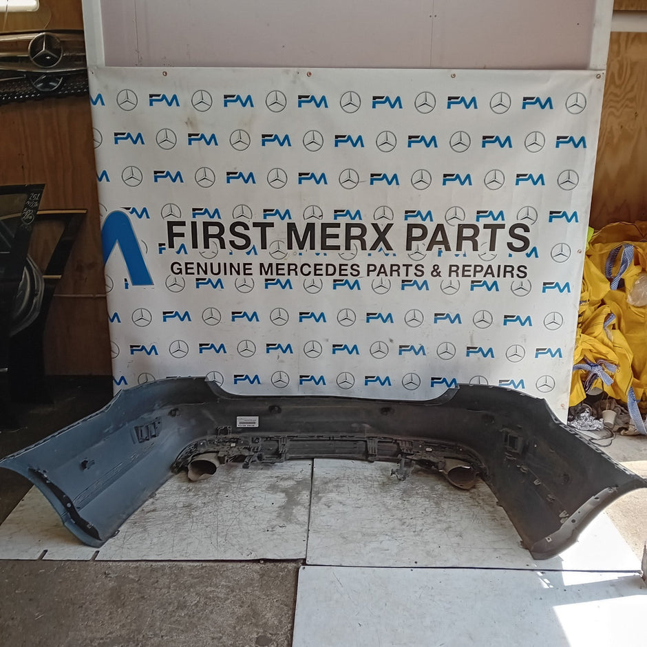 MERCEDES BENZ E-CLASS W212 REAR BUMPER BLACK 2014 A2128855125 FMX129
