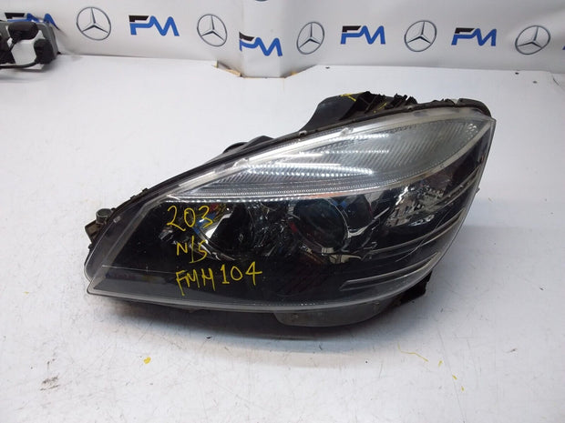 2008 ONWARDS MERCEDES C CLASS W204 HEADLIGHT PRE FACELIFT PASSENGER NS FMH104