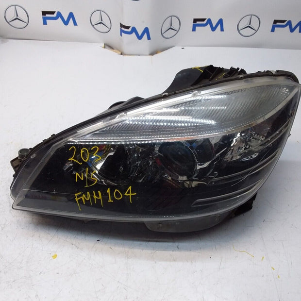 2008 ONWARDS MERCEDES C CLASS W204 HEADLIGHT PRE FACELIFT PASSENGER NS FMH104