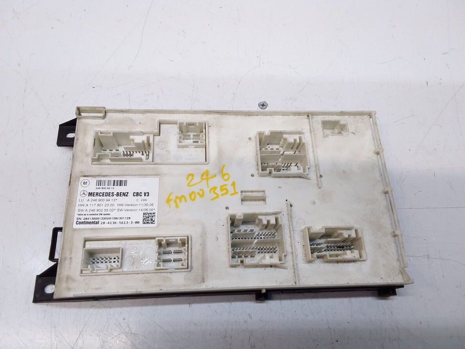 Mercedes B-CLASS W246 SAM Signal Control Module Unit A2469009413 FM00351
