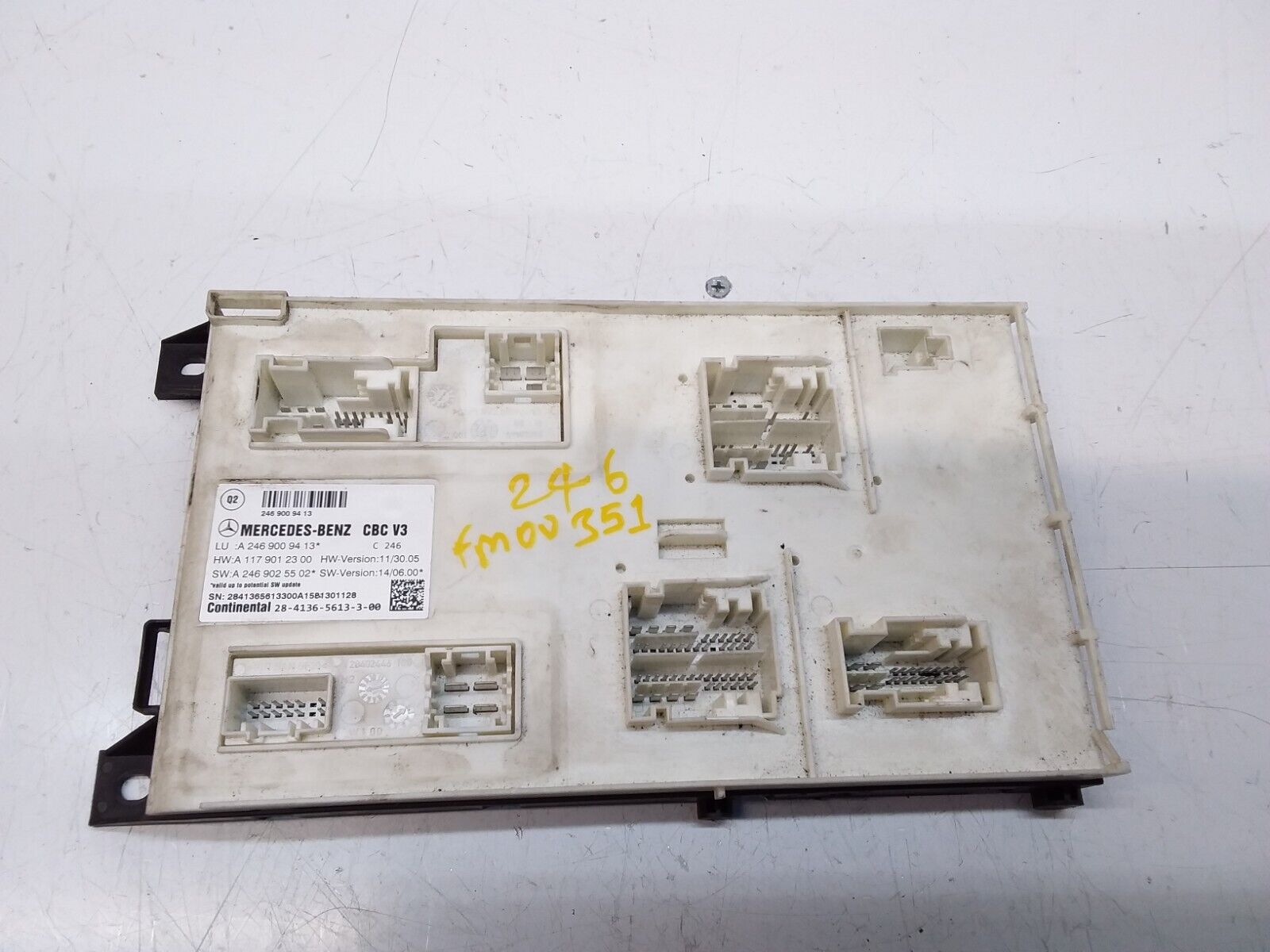 Mercedes B-CLASS W246 SAM Signal Control Module Unit A2469009413 FM00351