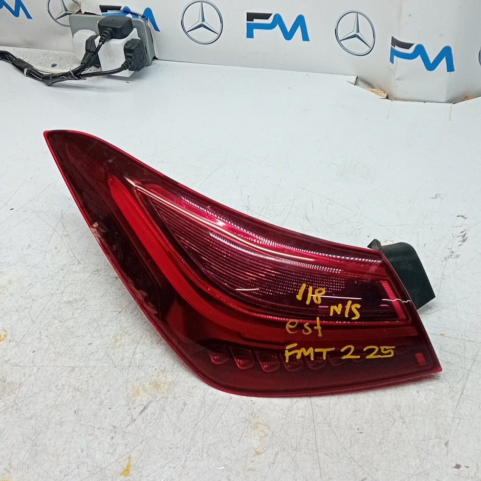 MERCEDES CLA W118 PASSENGER SIDE LEFT NS REAR TAIL LIGHT A1189063701 FMT225