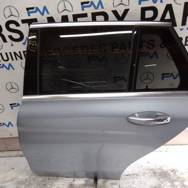 MERCEDES C-CLS W205 EST PASSENGER REAR DOOR NSR SILVER 2014-21 COMPLETE FMD579