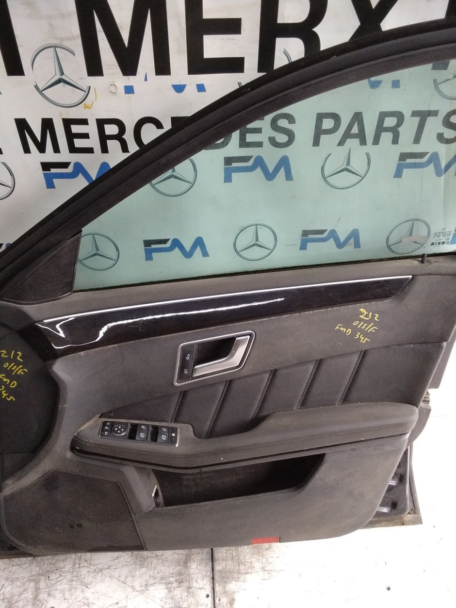 MERCEDES E-CLASS W212 SLN DRIVER FRONT DOOR OSR BLACK 2009-2016 COMPLETE FMD345