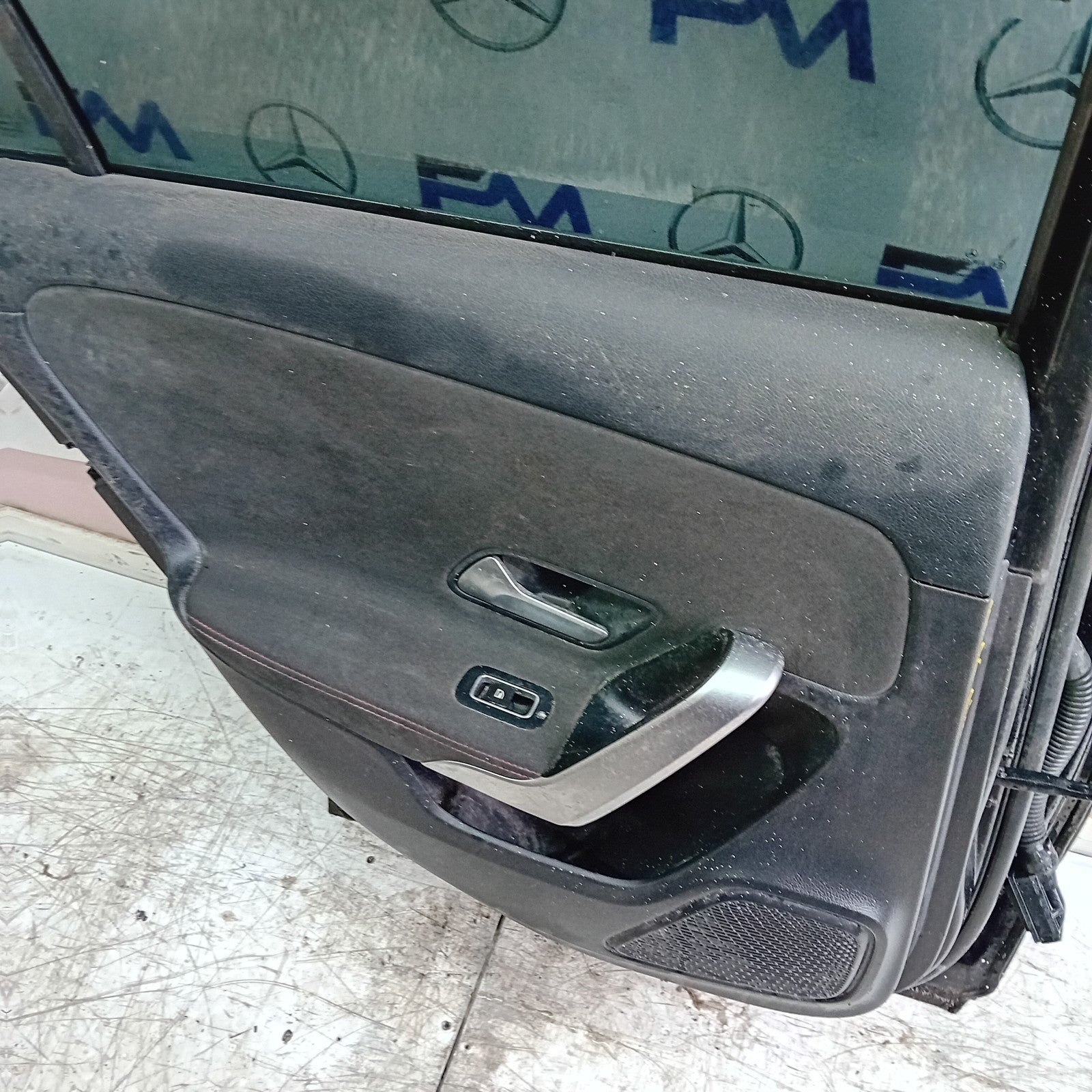 MERCEDES A-CLASS W177 PASSENGER REAR DOOR NSR BLACK 2018 ON COMPLETE FMD246