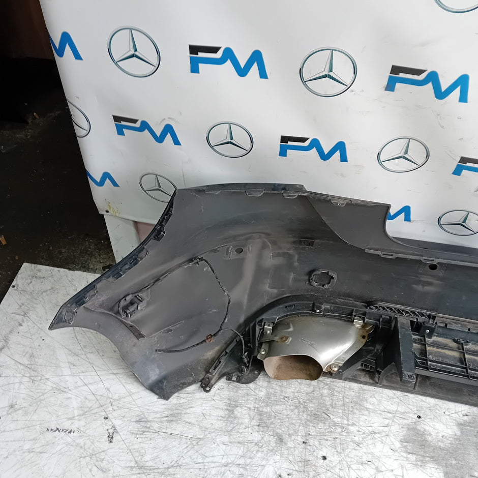 MERCEDES BENZ  A-CLASS W176 REAR BUMPER A1768854225 2016 BLACK COMPLETE FMX19