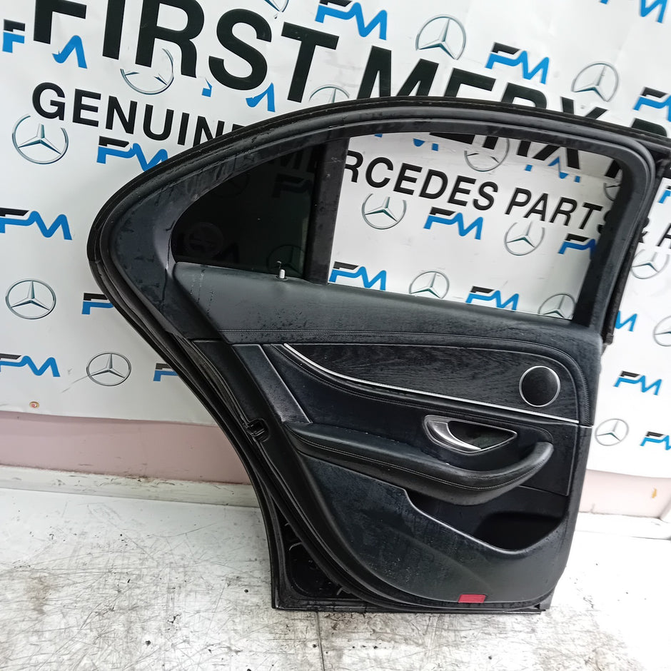 MERCEDES E-CLASS W213 SLN PASSENGER REAR DOOR NSR BLACK 2016 ON COMPLETE FMD250