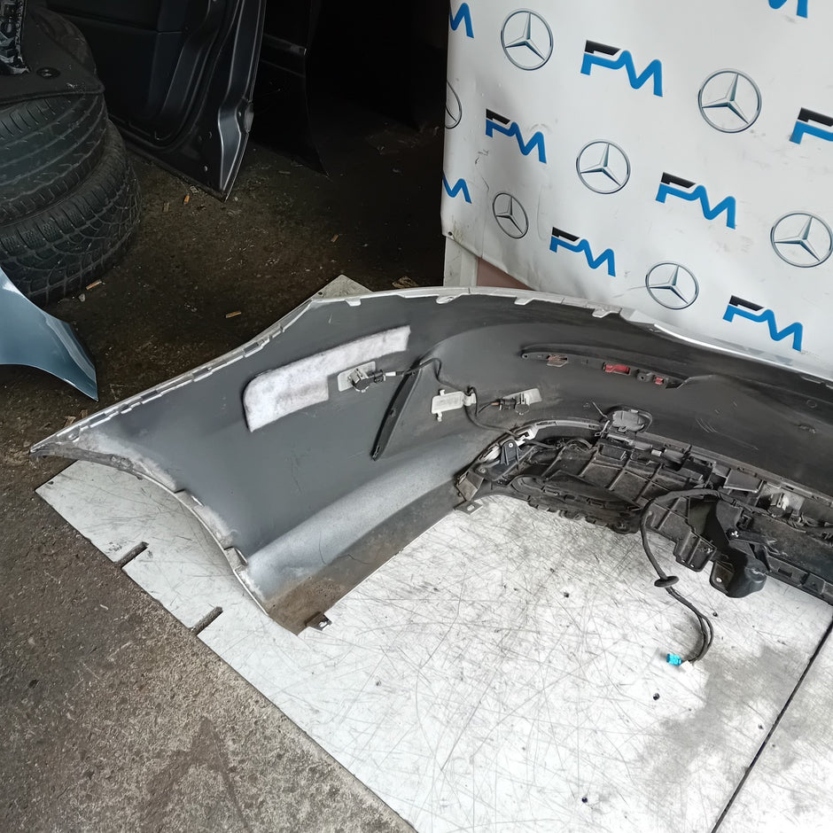 MERCEDES BENZ C-CLASS W205 SLN REAR BUMPER 2015 WHITE FMX55