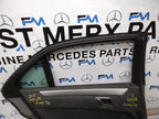 MERCEDES BENZ E-CLASS W212 PASSENGER SIDE REAR DOOR N/S/R COMPLETE SILVER FMD78