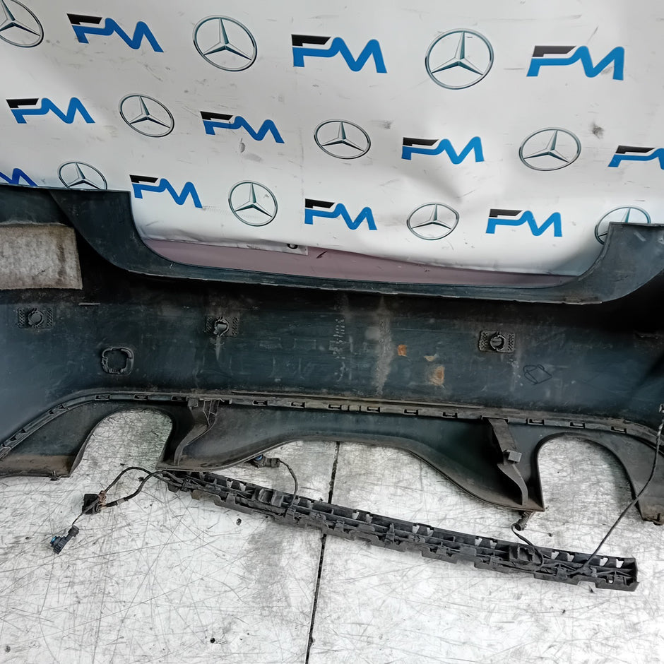 MERCEDES BENZ  A-CLASS W176 REAR BUMPER A1768850125 2012-18 BLUE FMX13